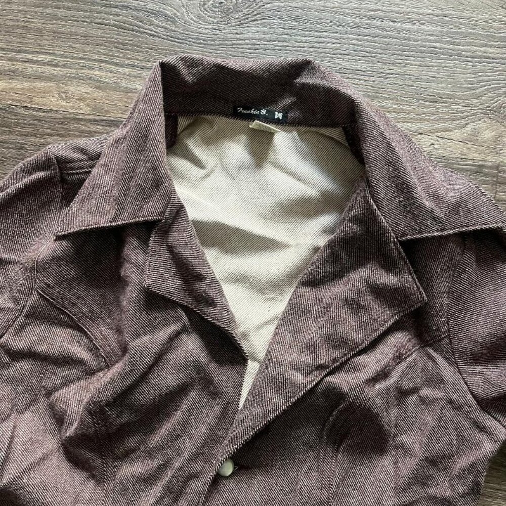 Frankie. B Woman's Dress Blazer Top Fashion Business Large 8